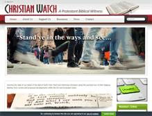 Tablet Screenshot of christianwatch.org.uk